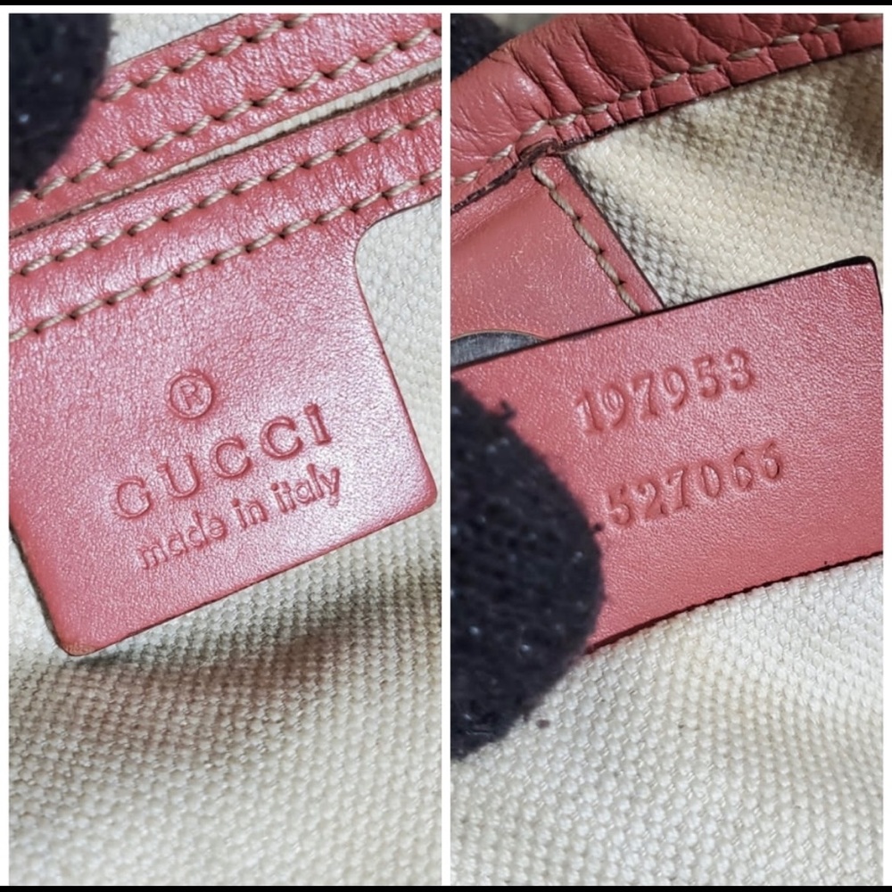 Authentic GUCCI “Joy” medium tote with pink accents💖 - Picture 3 of 7